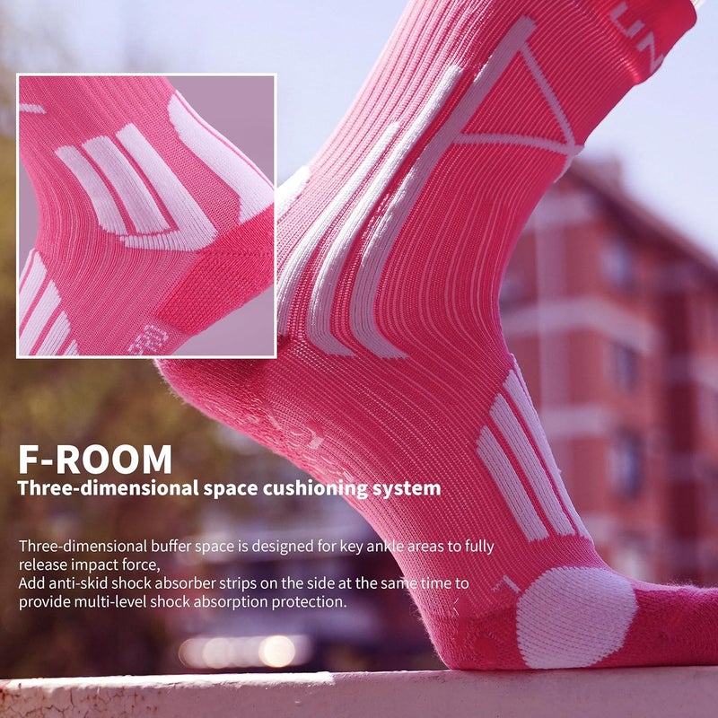 FUNRY Store Grip Socks Soccer for Men&Women,Non-Slip Soccer Socks,Elite Compression Socks for Running Basketball （ men's size 6-11） - Image 4